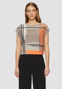 s.Oliver T-shirt print - karamell