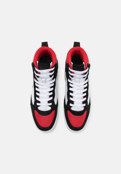Polo Ralph Lauren UNISEX - Baskets montantes - black/red/white