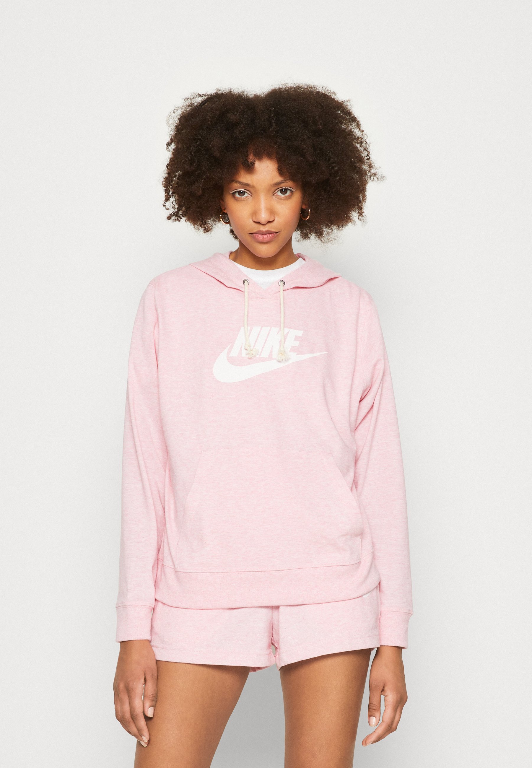 blush pink nike sweatshirt