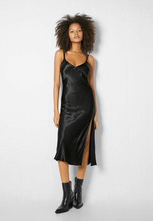 DOUBLE STRAPS - Day dress - black