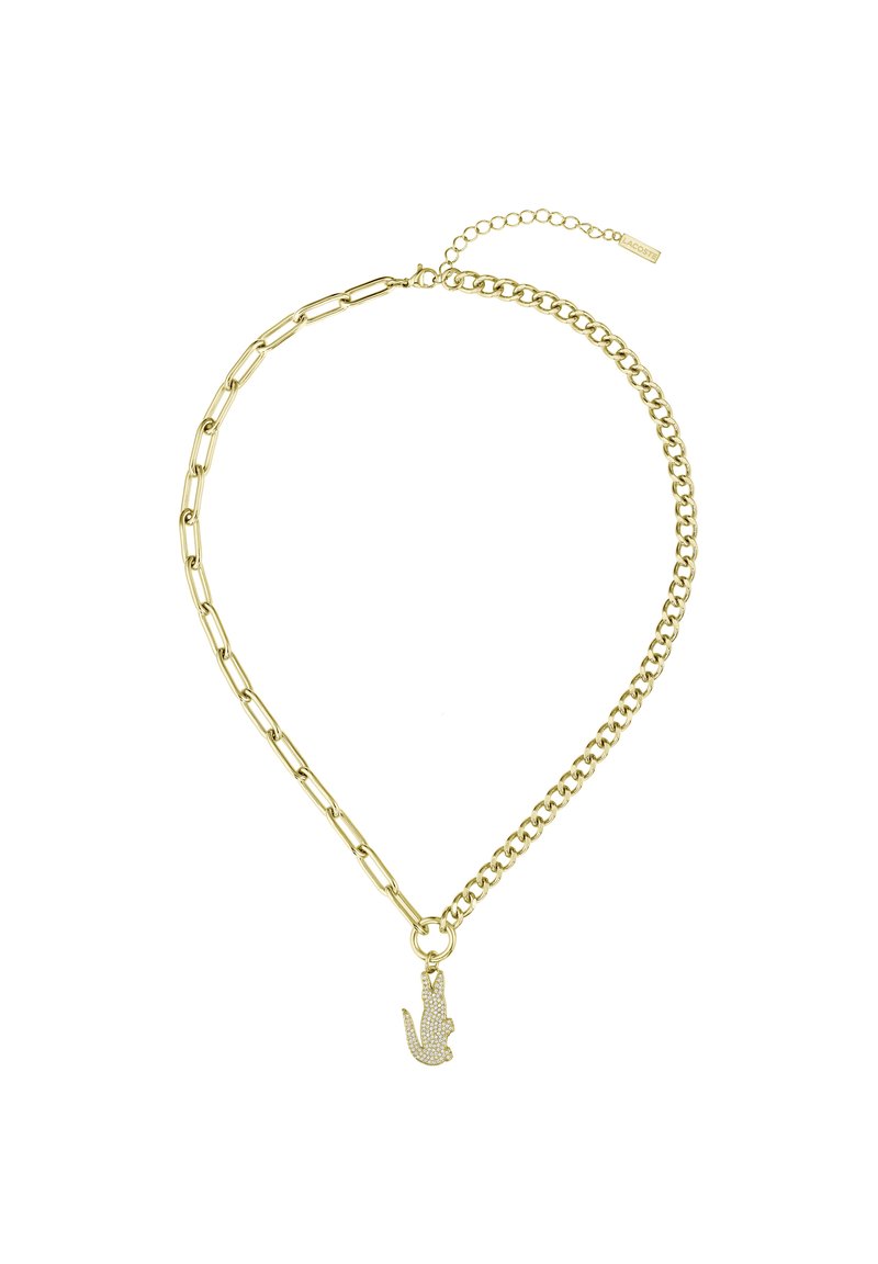 Lacoste CROCODILE - Collar - gold-coloured