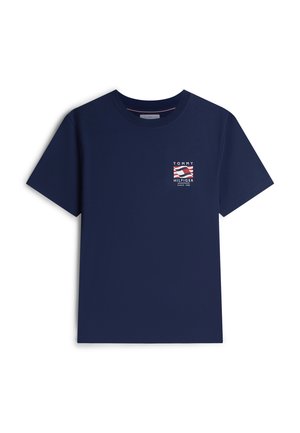 Tommy Hilfiger, AMERICANA GRAPHIC LOGO TEE - T-Shirt print - carbon navy