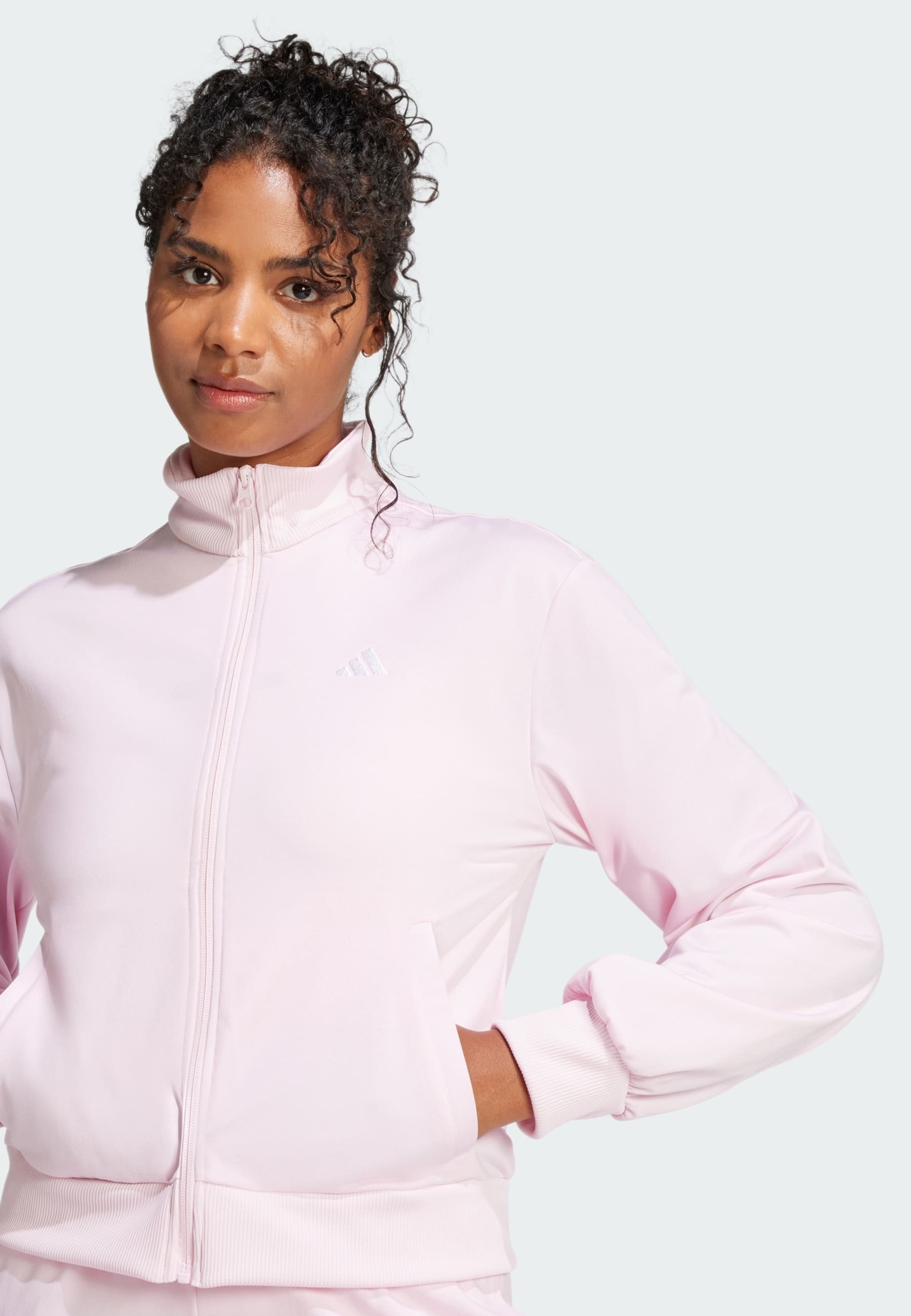 cozy track top adidas