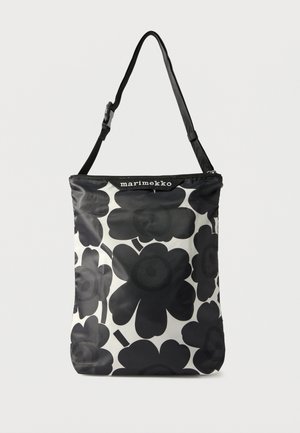 NEAT UNIKKO - Geantă crossbody - dark grey/off-white