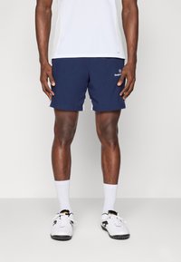 Sergio Tacchini - GIARDINO - Sports shorts - navy/white Thumbnail Image 1