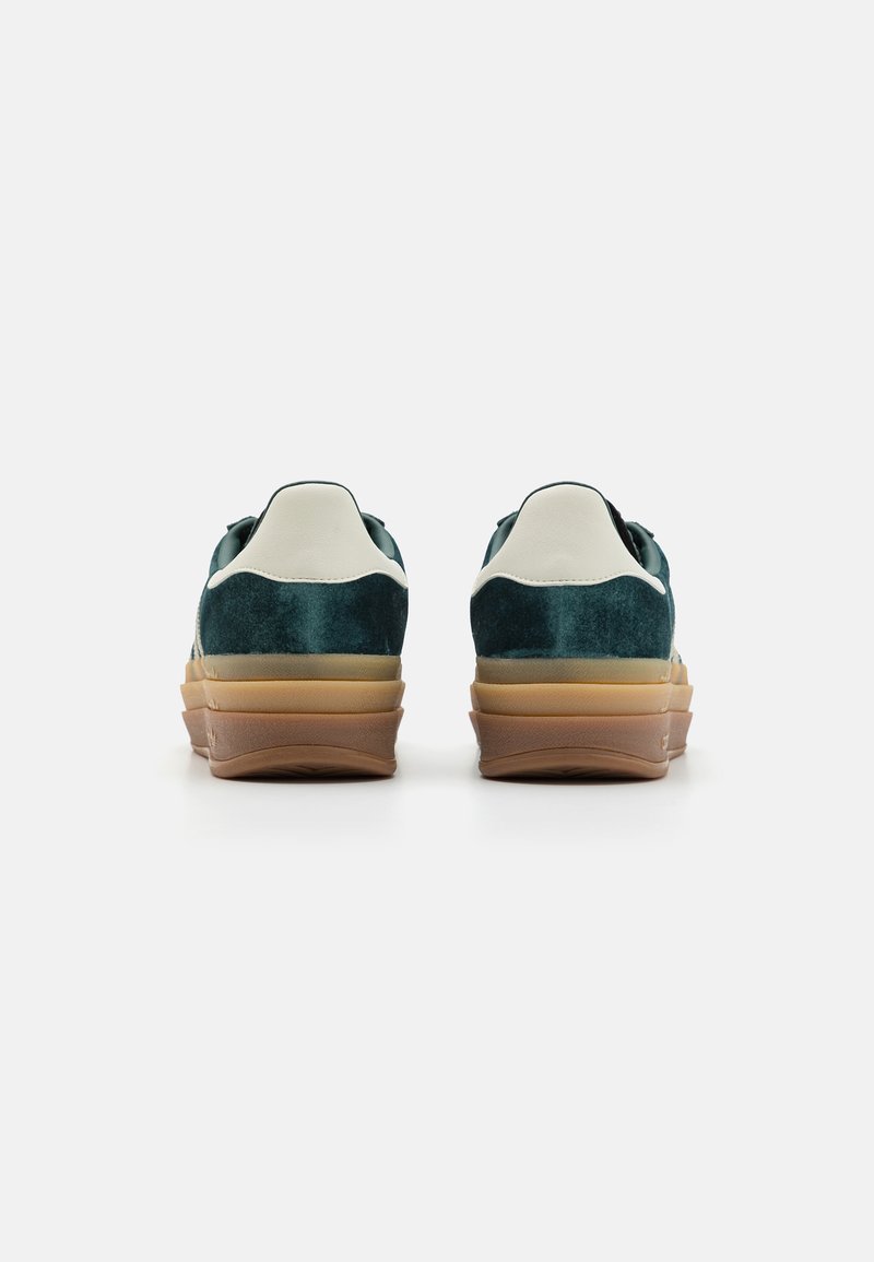 adidas Originals GAZELLE BOLD - Trainers - mineral green/putty grey/dark  green - Zalando
