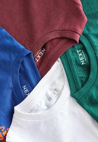 Next 4 PACK REGULAR FIT - Tops ar garām piedurknēm - blue green