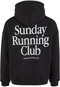 Another Cotton Lab SUNDAY RUNNING CLUB OVERSIZED - Hættetrøje - black