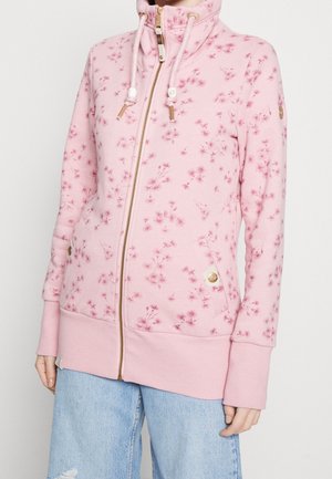 Sweater met rits - light pink