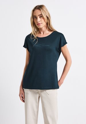 Street One BASIC - Print T-shirt - türkis