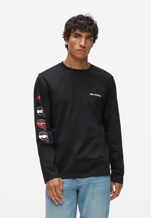 IKON LONG-SLEEVED - Camiseta de manga larga - black