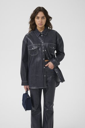 PIPER - Pogājama blūze - rinse wash denim