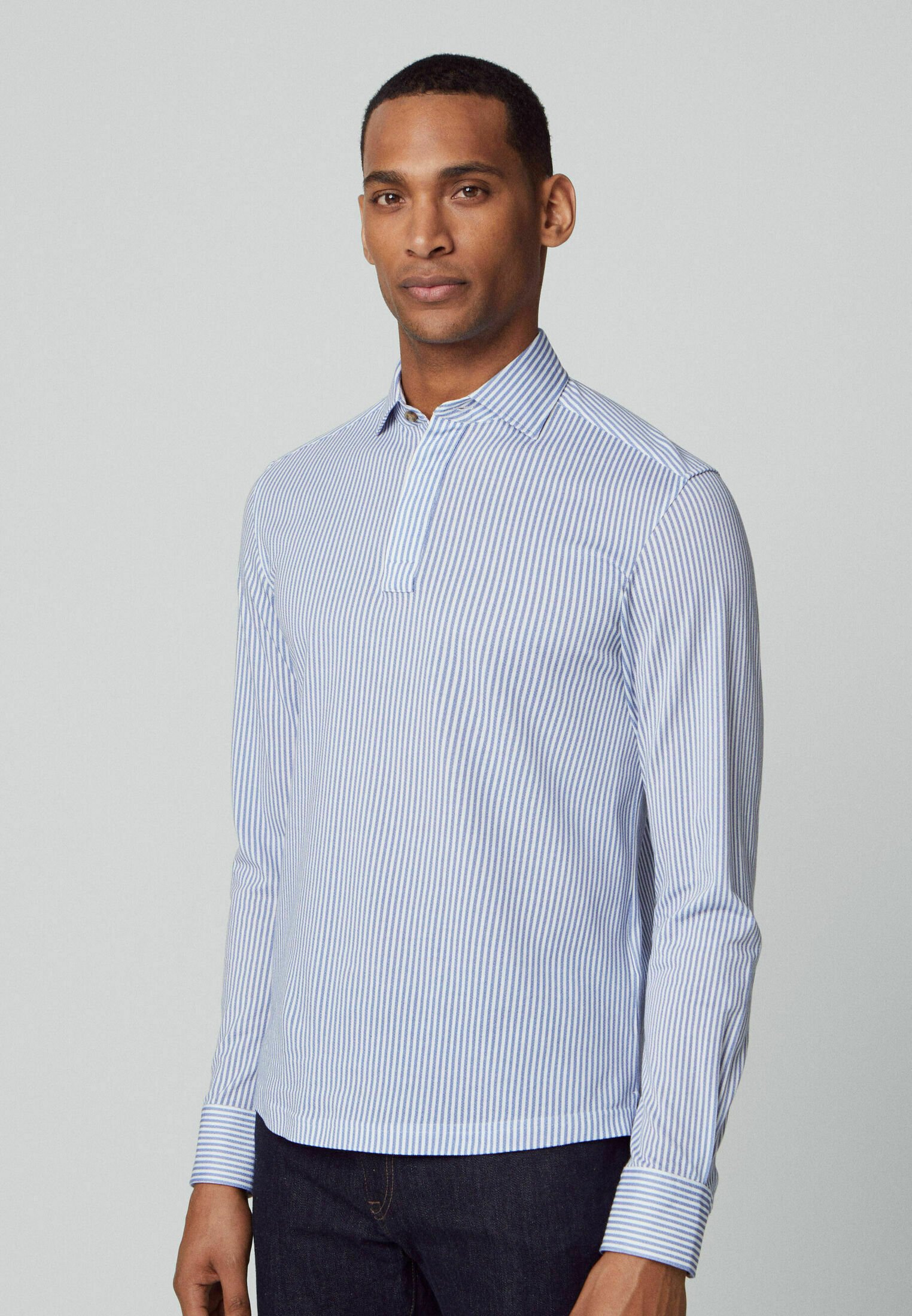 long placket polo