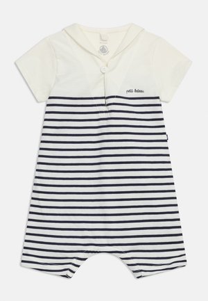 COMBICOURT UNISEX - Salopetă - white/dark blue