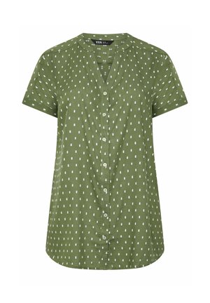 Yours Clothing, PLUS SIZE BLOUSES & SHIRTS - Pusero - khaki