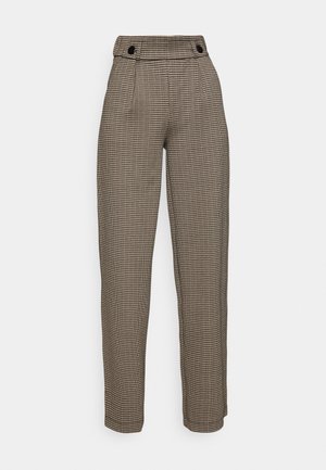 JDY Tall JDYGEGGO MIA LONG CHECK PANT - Παντελόνι - cupper stone