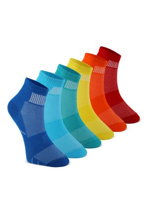 Urban Classics Calzini No Show Unisex - 4 Paia - Colori Arcobaleno - Taglia Unica