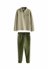 Baker by Ted Baker JOGGERS SET REGULAR FIT - Pikkade varrukatega topp - khaki green
