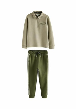 JOGGERS SET REGULAR FIT - Langærmet T-shirt - khaki green