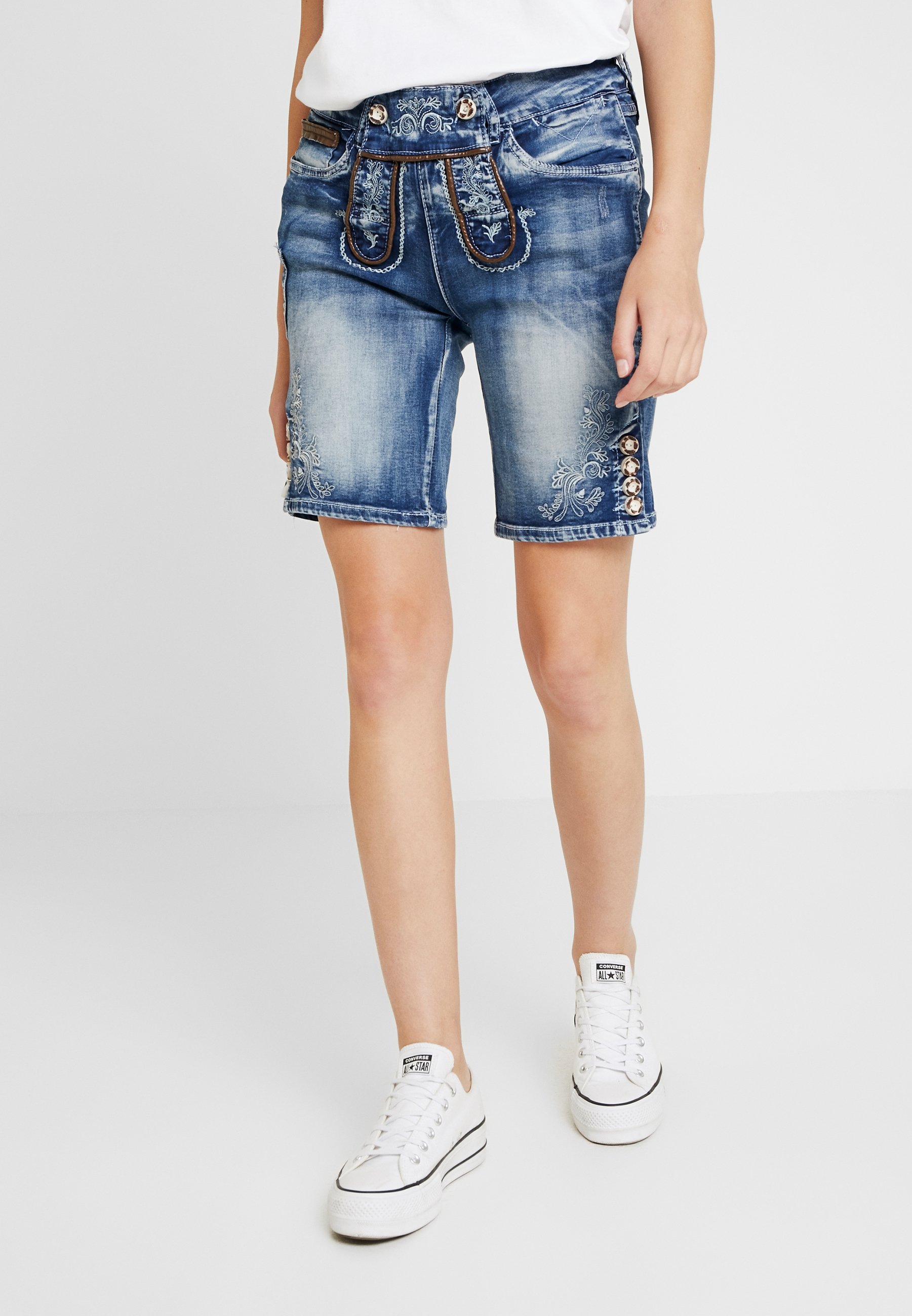 Marjo FRANZISKA BERMUDA Shorts blau Zalando.no Marjo FRANZISKA BERMUDA - Shorts - blau
