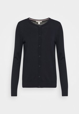 BASIC CREWNECK CARDIGAN - Cardigan - navy