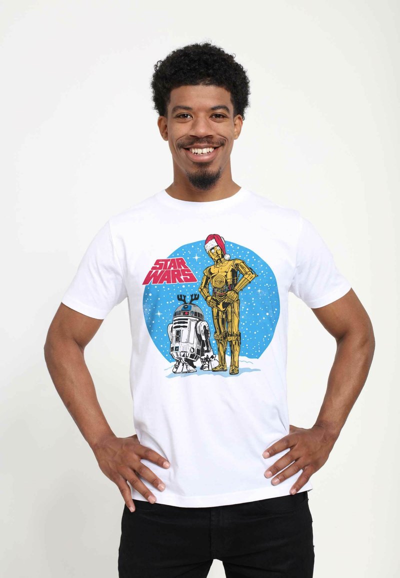 Star Wars STAR WARS: CLASSIC SNOW BROS UNISEX - Camiseta estampada - white