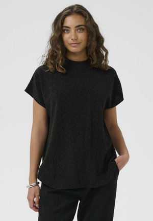 CUAKARI CAPSLEEVE - Blouse - black