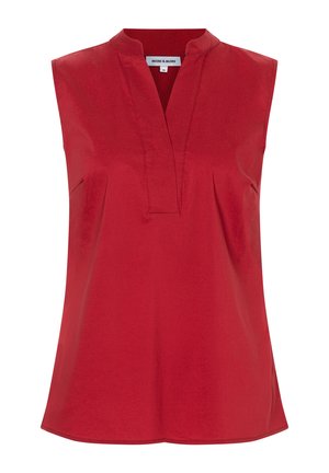 More & More, MORE & MORE ÄRMELLOSE, SCHMALE BASIC-BLUSE - Blouse - red pepper