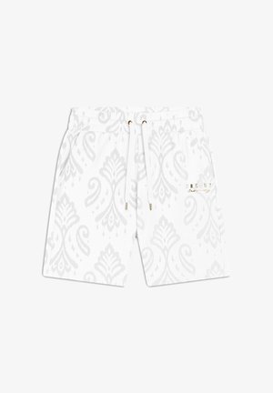 Freddy BERMU STAMPA FLOREALE - Pantalón corto de deporte - allover ikat white