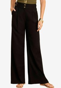 Love & Roses REGULAR FIT - Kalhoty - black tab