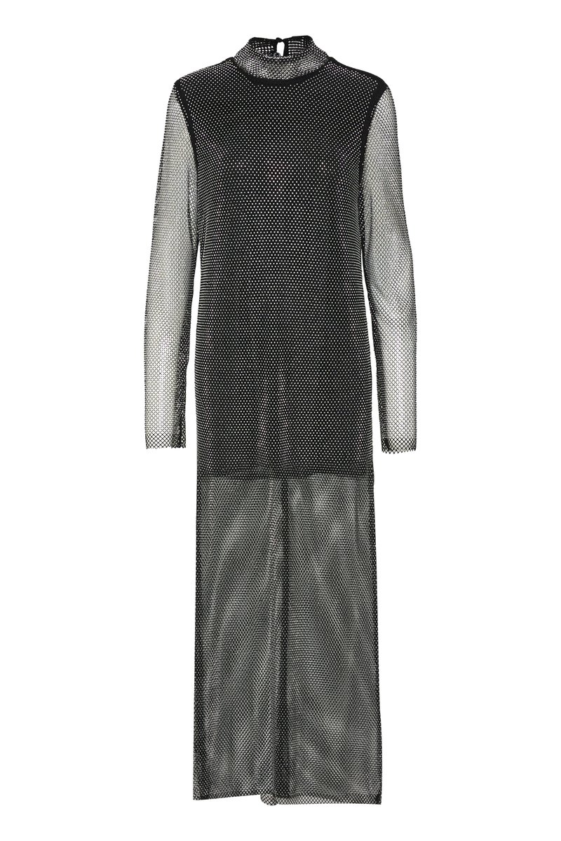 Gestuz Maxi-jurk zilverkleurig