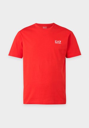 EA7 Emporio Armani, TRAIN CORE TEE - Βασικό μπλουζάκι - fiery red