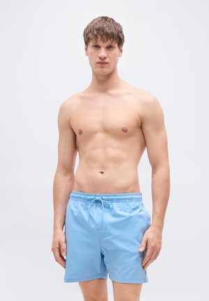 MEDIUM DRAWSTRING CORE LOGO TAPE - Badeshorts - gulf blue