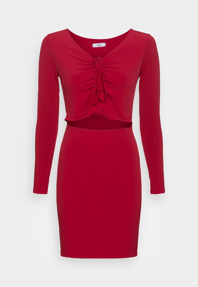 WAL G. Cocktailjurk donkerrood