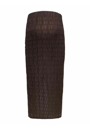 ONLY MATERNITY, SKIRT OLMJADE SKIRT MIDI SKIRT - Jupe crayon - coffee bean