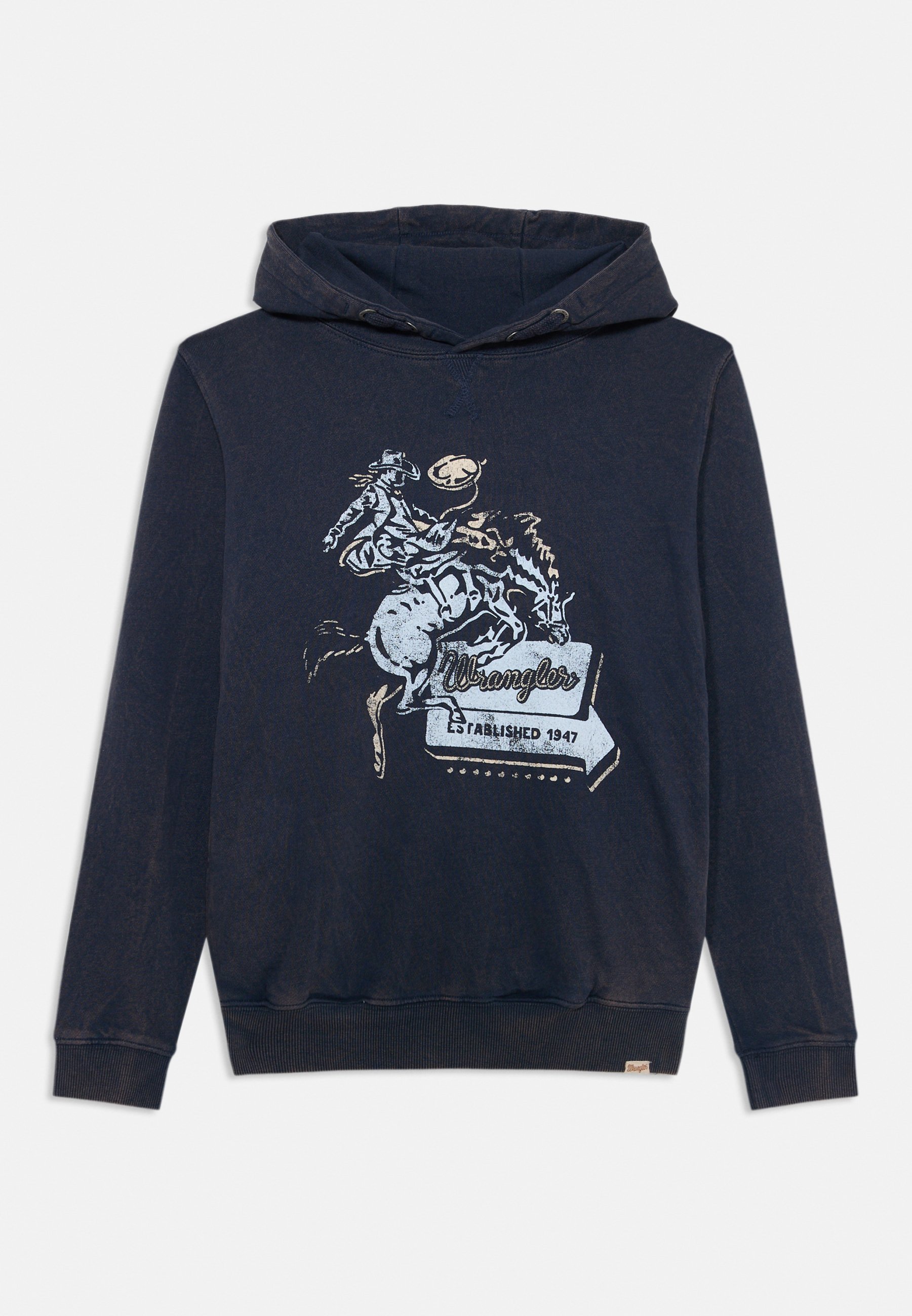 Wrangler ROPE HOODIE Jersey con capucha navy/azul marino