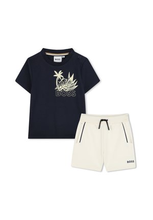 ENSEMBLE SET  - Tracksuit bottoms - vanille