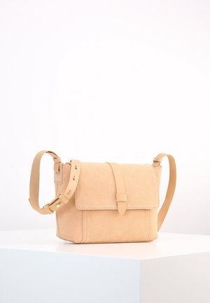 Taška s příčným popruhem - nude