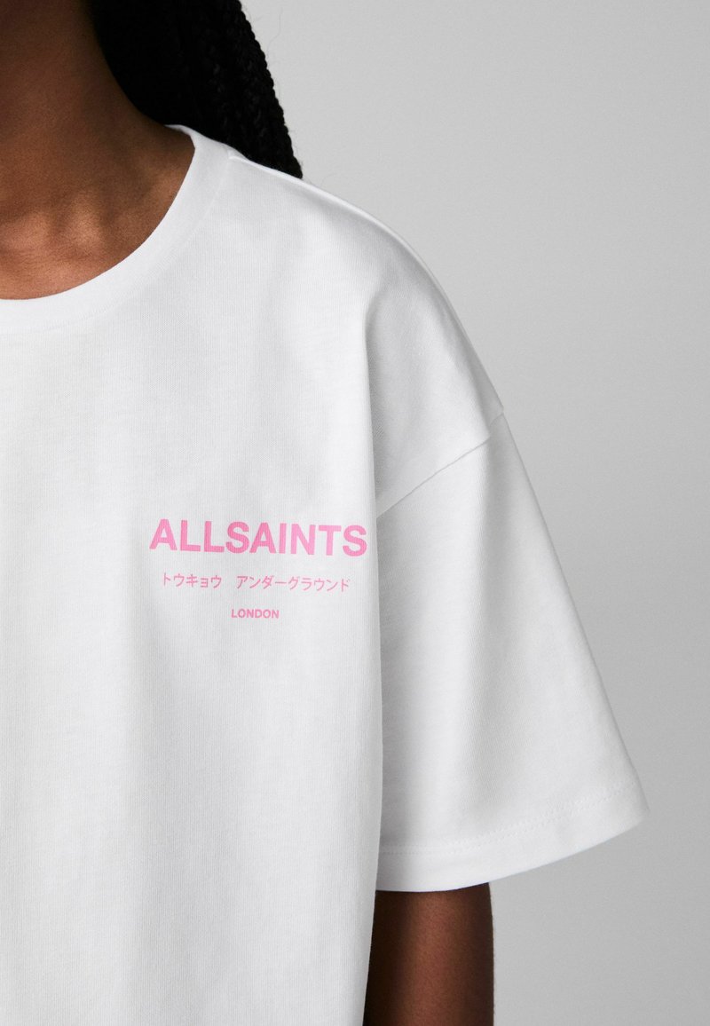 T-shirt Homme AllSaints Rose - Taille M - Slim Fit - 100% Coton