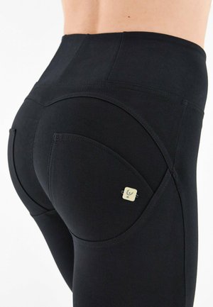 PUSH UP WR.UP SKINNY VITA ALTA - Leggings - Trousers - nero