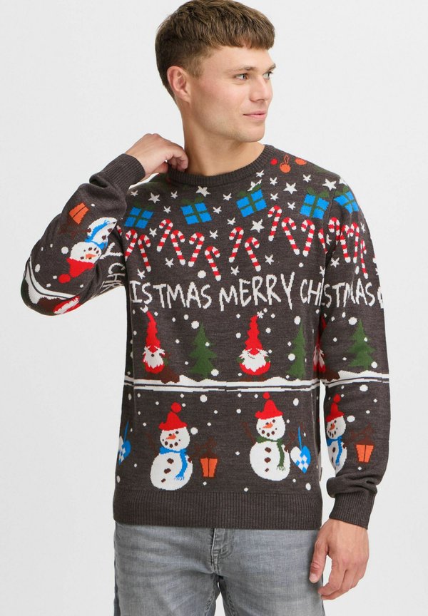 BHCHRISTIAN - Jumper - charcoal mix