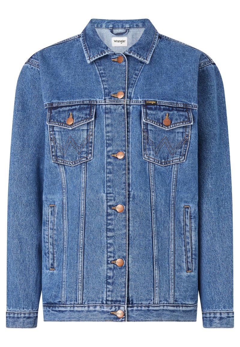 Wrangler Veste en jean blue denim/denim bleu (Seconde main