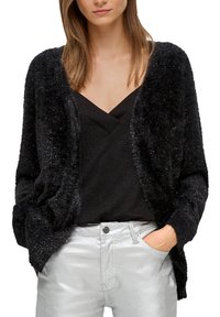 s.Oliver OPEN  MET EFFECT - Vest - schwarz