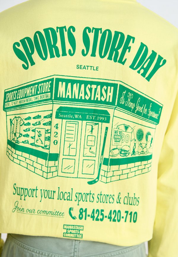 CITEE TEE - Long sleeved top - lemon3