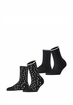 Esprit, Sketched Dot 2-Pack - Sokken - black
