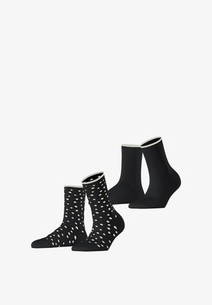 Esprit, Sketched Dot 2-Pack - Sokken - black
