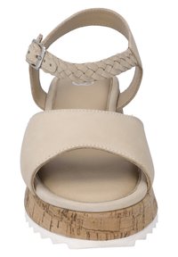 Gerry Weber BARLETTA 05 - Kiilakorkosandaali - beige