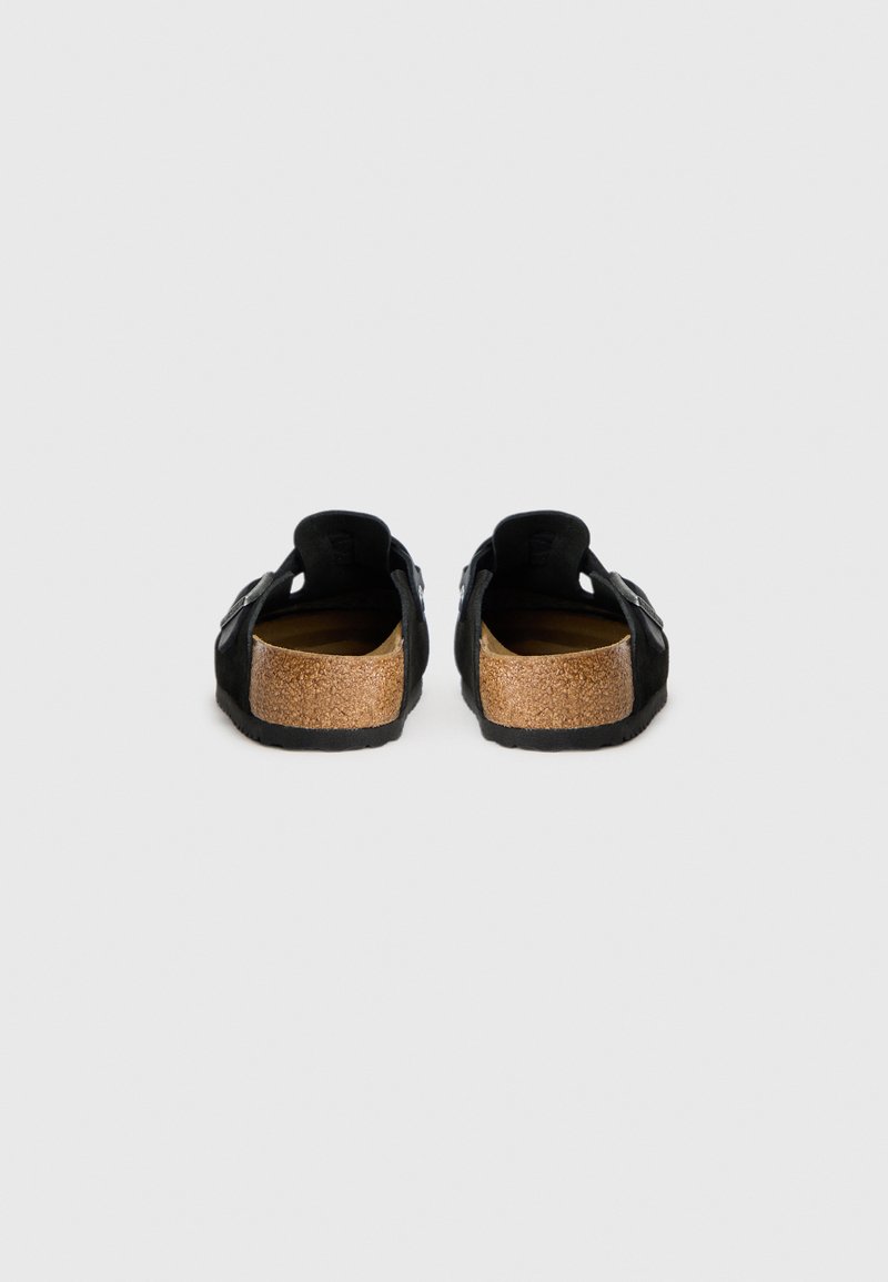 Birkenstock BOSTON BRAIDED LEOI/LEVE BLACKN REGULAR Mules