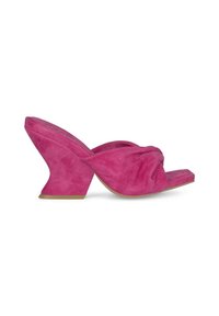 Muiltjes met hak - fucsia neón