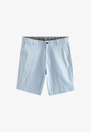 Next STRAIGHT FIT STRETCH CHINO - Shorts - light blue oxford